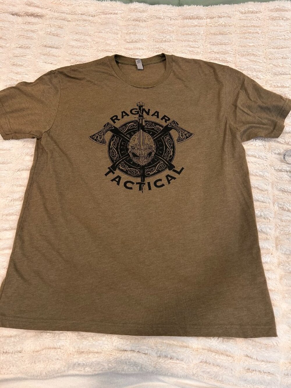 Ragnar Tactical Olive Green Crew Neck T-shirt Men's Size XL